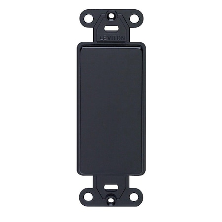 Leviton Wallplates Blk Blank Wallplate 80414-E